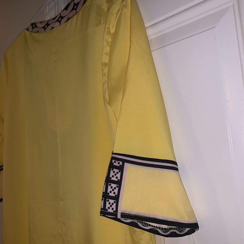 Bright yellow coverup/sarong! NWOT - Picture 5 of 7